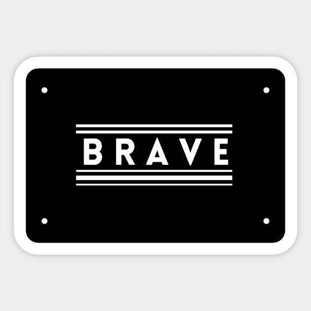 Brave heart Sticker by TEXTTURED